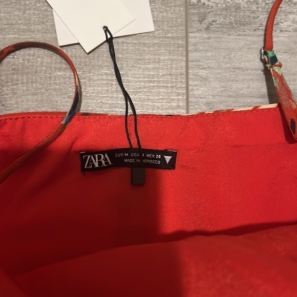 ZARA Floral Corset Crop - Picture 8 of 11